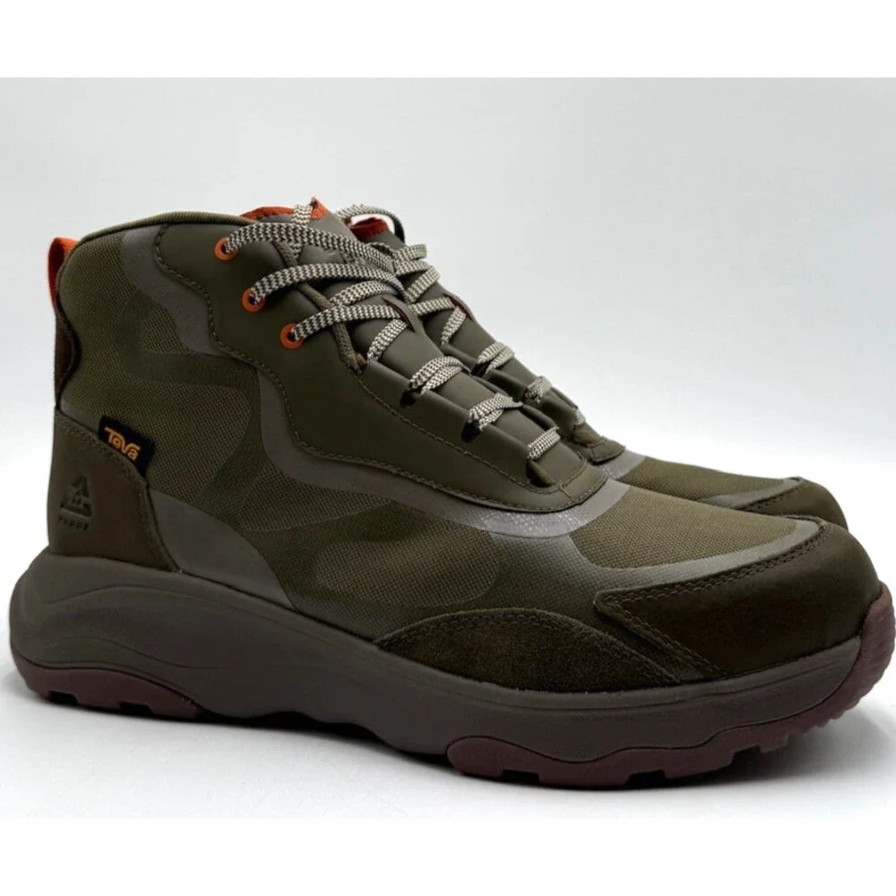 Teva GEOTRECCA RP Men's NWB All Weather Hiking Boot Green US Size 11.5 - Picture 1 of 10